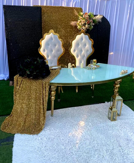 Déco Mariage religieux 100 personnes à Kinshasa 1000$